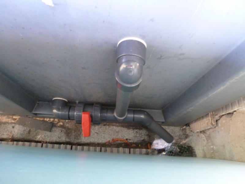 Escoamento e anti-transbordo da sump